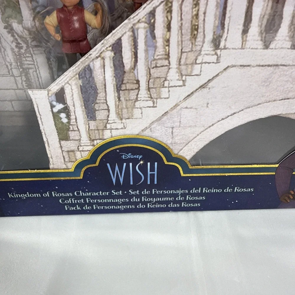 New Mattel Disney Wish Kingdom Of Rosas Character Set‎ W/10 Mini Dolls